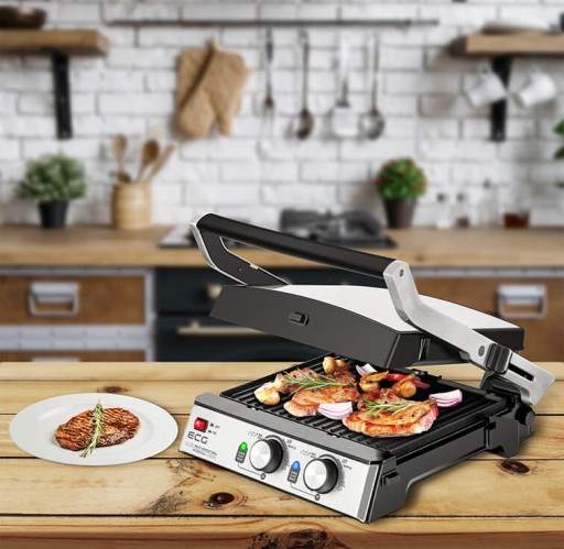 OPIEKACZ GRILL PANINI GOFRY 3w1 ECG 2000W BBQ