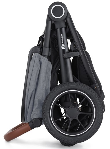WÓZEK SPACEROWY PetiteMars Street 2 AIR STELAŻ KLAMRA OAK ULTIMATE GREY