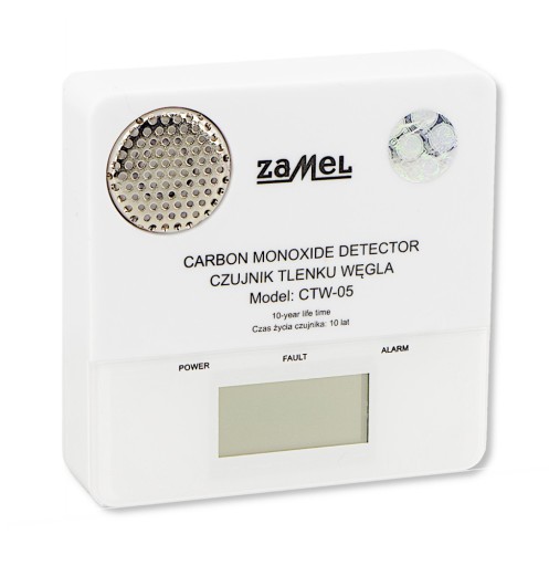 Датчик угарного газа, память 3xAA, Zamel CTW-05