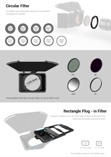 SmallRig Matte Box PRO 3680*FV*24h*Ks