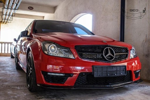 УГЛЕРОДНЫЙ СПОЙЛЕР БАМПЕРА MERCEDES C63 W204