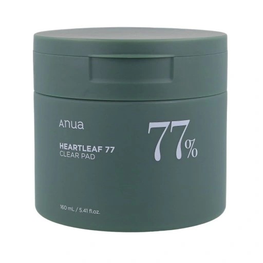 Anua Heartleaf 77% Clear Pad Успокаивающий тоник Отшелушивающие подушечки 70 шт.