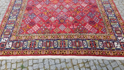 GHOM PIĘKNY PERSKI DYWAN R.TKANY IRAN 230/345CM