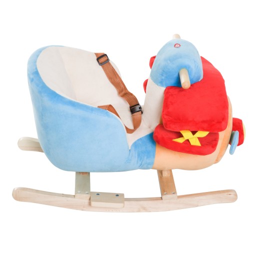 ИГРУШКА-КАЧАЛКА HOMCOM МУЗЫКАЛЬНЫЙ САМОЛЕТ ЗВОНОК
