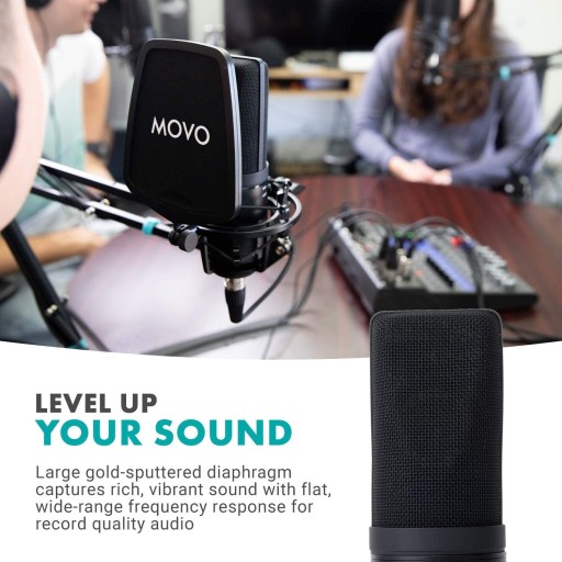 Студийный конденсаторный микрофон Movo VSM-7.