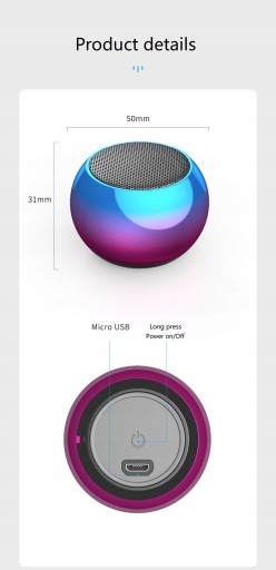 Небольшая портативная беспроводная Bluetooth-колонка M10