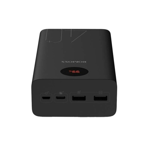 ROMOSS ZESTAW POWERBANK 40000MAH 2X USB-A USB-C QC PD 3A Z KABLEM MICRO USB