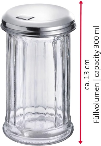 SUGAR BOWL стеклянная сахарница с дозатором