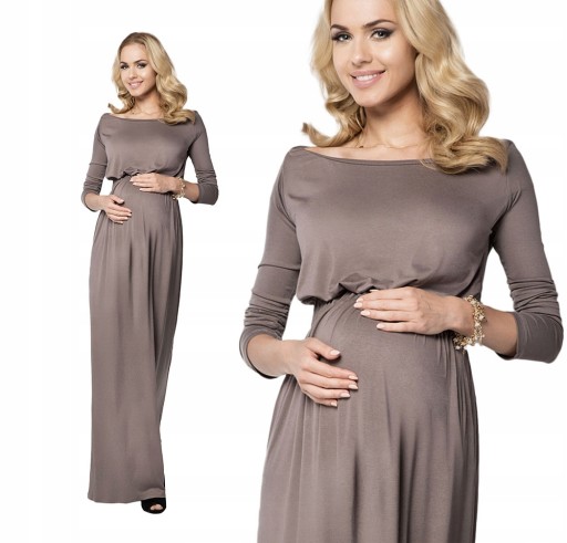 DŁUGA ELEGANCKA SUKIENKA TUNIKA CIĄŻOWA 2XL FM08