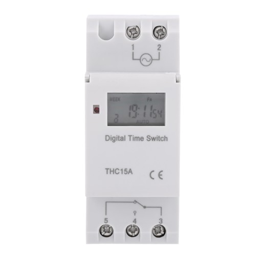 ЧАСЫ ЦИФРОВОЙ ПРОГРАММАТОР ВРЕМЕНИ THC15A 24V