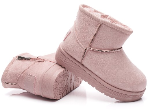 BIG STAR OCIEPLANE ŚNIEGOWCE DZIEWCZĘCE DZIECIĘCE ZIMOWE BUTY RÓŻOWE r. 27