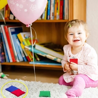 16 шт. забавные гладкие метательные кольца для
