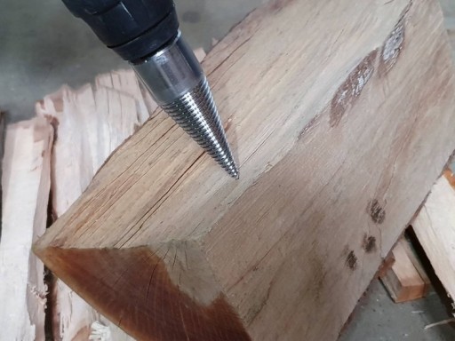 ŚWIDER 32 mm do ŁUPANIA DREWNA STOŻEK WIERTŁO DO WIERTARKI SDS