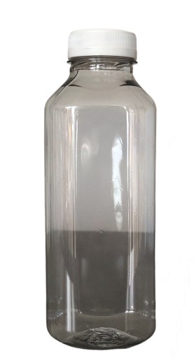 BUTELKA PET KWADRATOWA 400ML 10 SZT