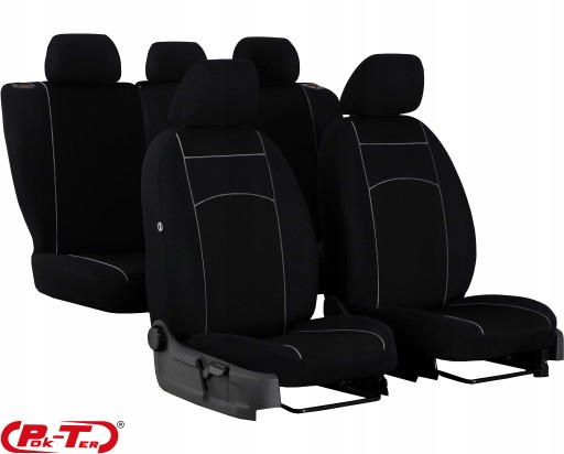 WELUROWE POKROWCE NA FOTELE do DAEWOO LANOS
