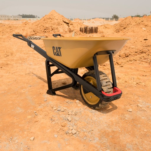 CAT K-Series 6-футовая стальная тачка грузоподъемностью 500 кг, без спущенных шин
