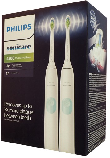 2x электрическая звуковая зубная щетка Philips HX6807/35 Sonicare
