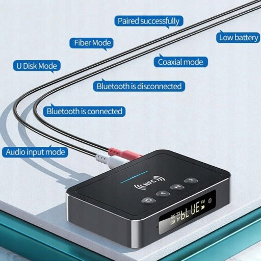Передатчик Приемник Bluetooth 5.0 NFC FM USB