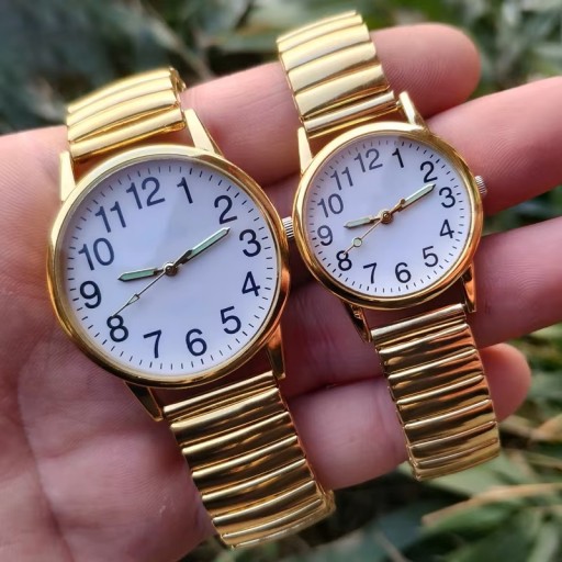 20 mm Bransoleta Złota Rozciągana Do Zegarka Jednolita Szerokość