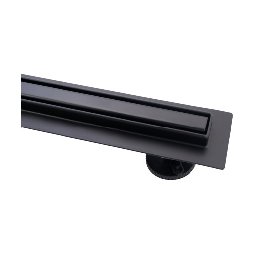 КОВРИК ДЛЯ ЛИНЕЙНОГО СТОКА ЧЕРНЫЙ SLIM 80 СМ HAGSER IRIS