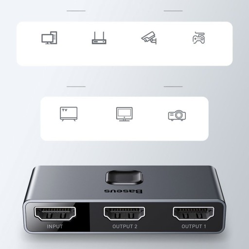 РАЗВЕТВИТЕЛЬ HDMI BASEUS FULL HD 30 Гц 4K