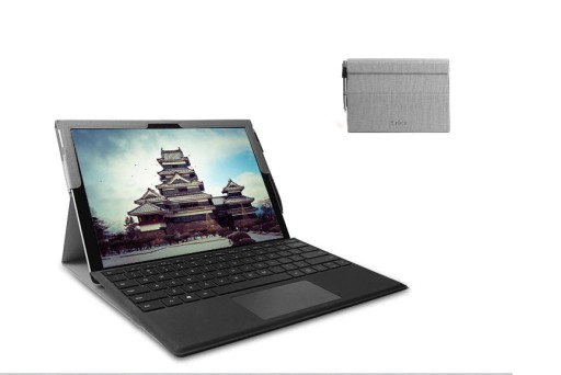 ЧЕХОЛ для Microsoft Surface Pro 4 5 6 7 СЕРЫЙ