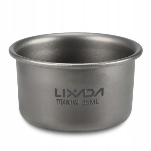 Lixada 35 мл Мини-титановая чайная чашка