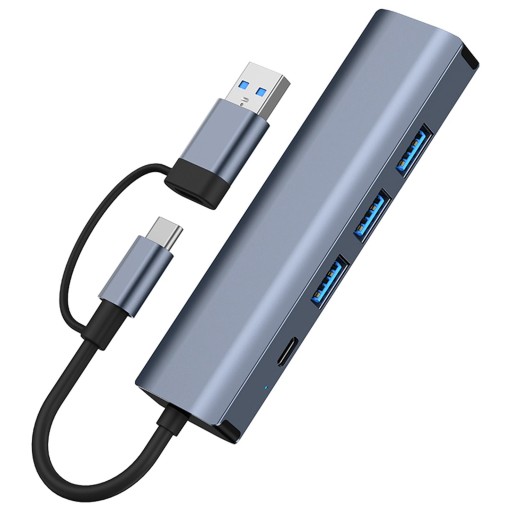 Ethernet-адаптер USB C — RJ45 Компактный адаптер USB — концентратор