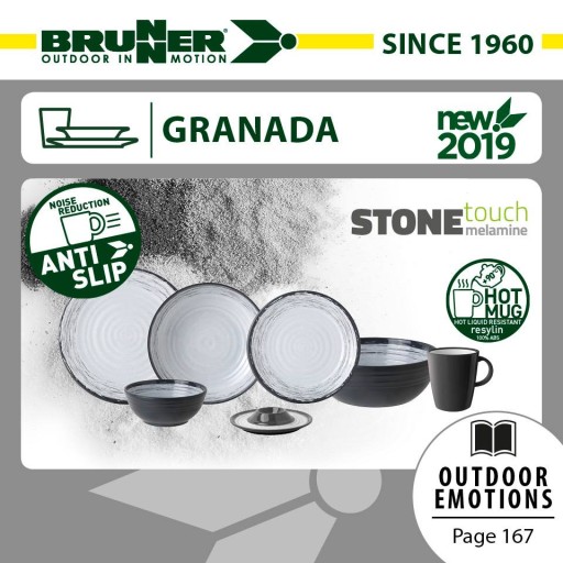МЕЛАМИНОВЫЙ НАБОР BRUNNER GRANADA 16 ШТ.