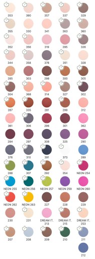 FREEDOM SYSTEM MATTE NF 210 Тени для век INGLOT