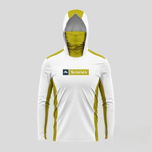SIMMS Солнцезащитные толстовки с капюшоном для морской рыбалки XS - 5XL