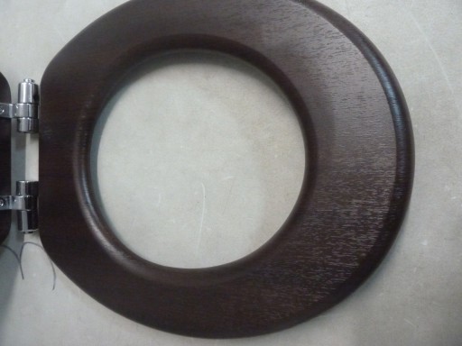 Туалетная доска WC Brown Venge Wenko 35,5x42,5 см MDF имитация древесины