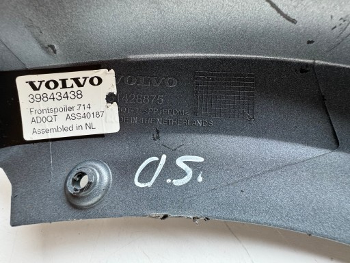СПОЙЛЕР ПЕРЕДНЕГО БАМПЕРА VOLVO V90 S90 LIFT 31428875