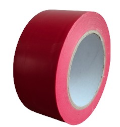 Taśma ostrzegawcza samoprzylepna czerwona 50mm/33 OZNACZENIOWA PAPER-TECH