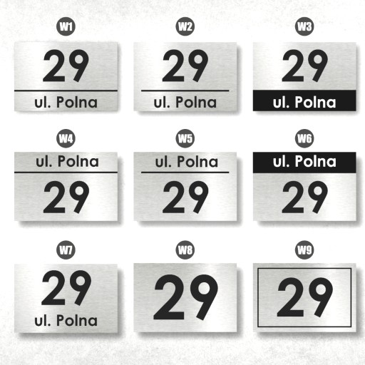 АДРЕСНАЯ ТАБЛИЧКА С НОМЕРОМ ДОМА ПРОЧНАЯ И ЭЛЕГАНТНАЯ 30Х20см DIBOND UV PRINT