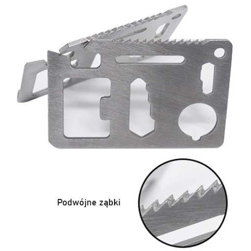 SURVIVAL Карта выживания 11в1 + футляр