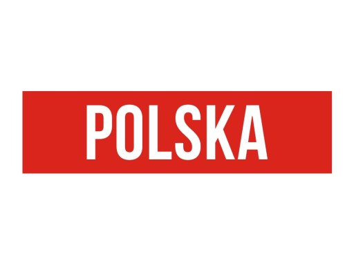 Наклейка на автомобиль ПОЛЬША, патриотическая Польша