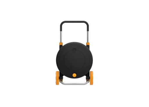 Fiskars Waterwheel M Тележка с катушкой черная оранжевая