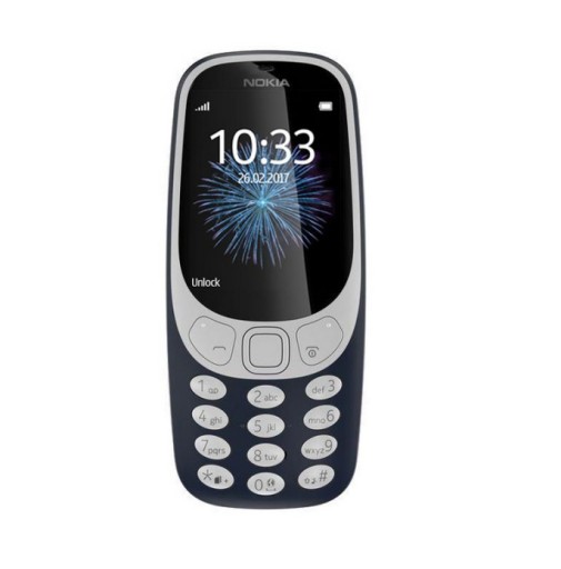 Мобильный телефон Nokia 3310 (2017) 4 МБ / 16 МБ 2G темно-синий