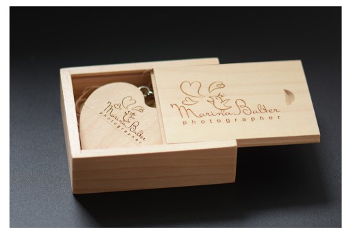 Свадебный подарок USB Pen Drive 64 ГБ в форме сердца