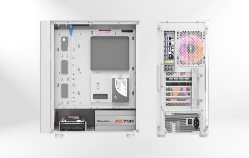 DarkFlash DK360 Obudowa Komputerowa Atx Midi Tower Argb Usb 3.0 Wentylatory