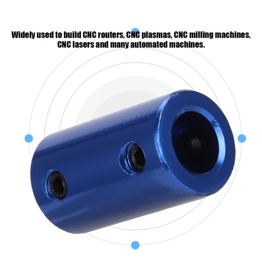 5PCS 3D Printers Stepper Motor Aluminium Alloy Wheel Coupler Shaft Rigid Co
