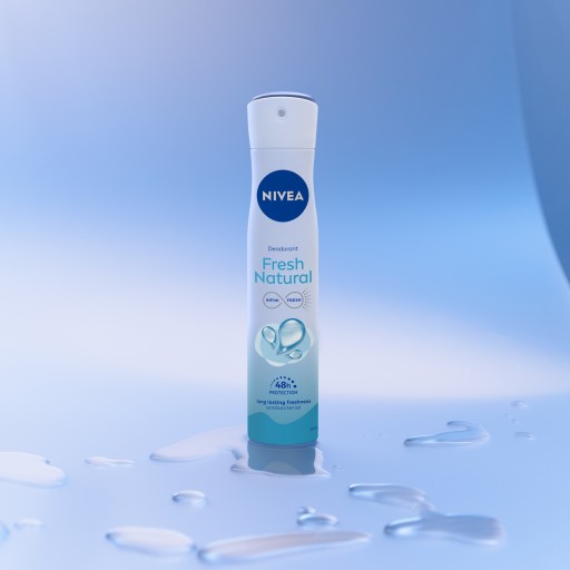 NIVEA Fresh Natural Женский спрей-антиперспирант 3x200мл