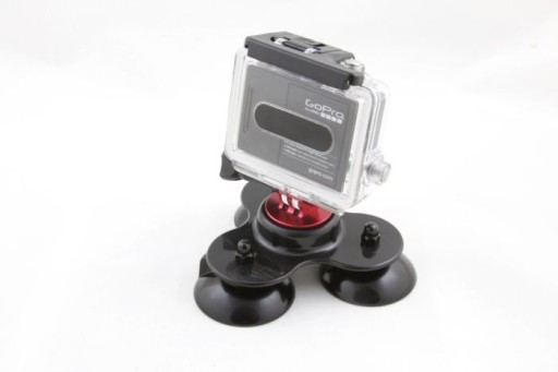 Uchwyt POTRÓJNA Przyssawka na szybę SHOOT GoPro 10