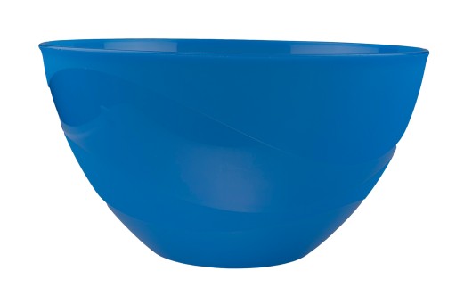 MISKA PLASTIKOWA FALA DUŻA TRANSPARENTNA DO SAŁATEK PRZEKĄSEK 4,5 L 26 CM