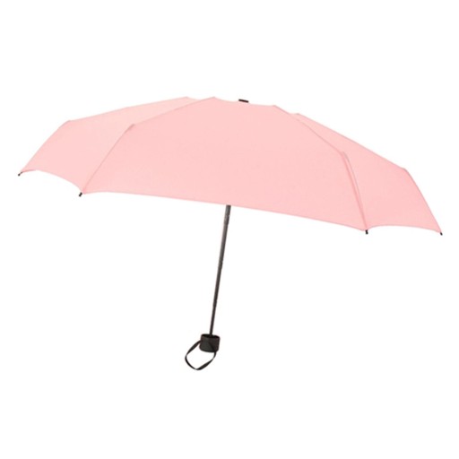Wiatroodporny parasol podróżny Kompaktowy, składany, różowy