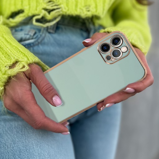 Чехол GLAMOUR Shiny Joless для IPHONE 12 NAVY