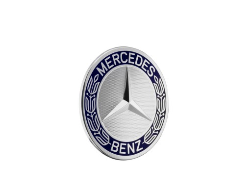 Алюминиевый диск MERCEDES, синяя центральная крышка OE