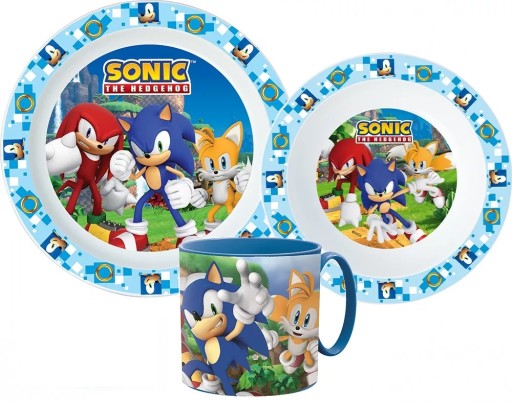 Детский обеденный набор 3 в 1 SONIC THE HEDGEHOG