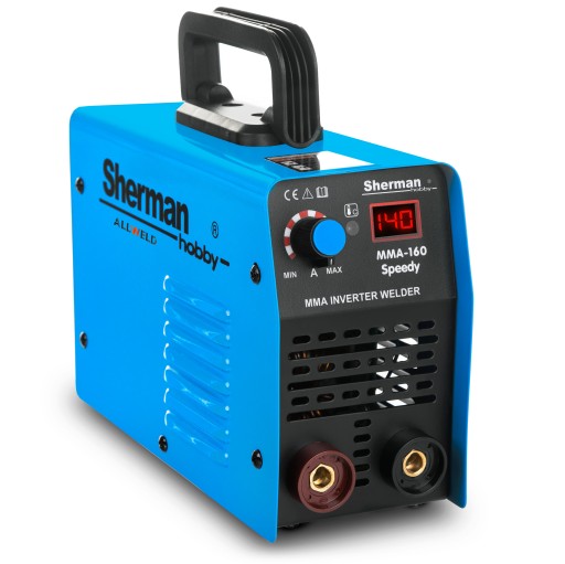 SPAWARKA INWERTEROWA ELEKTRODOWA SHERMAN MMA 160 SPEEDY 230V 140A IGBT